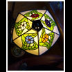 La lampe à Line vue en plongée